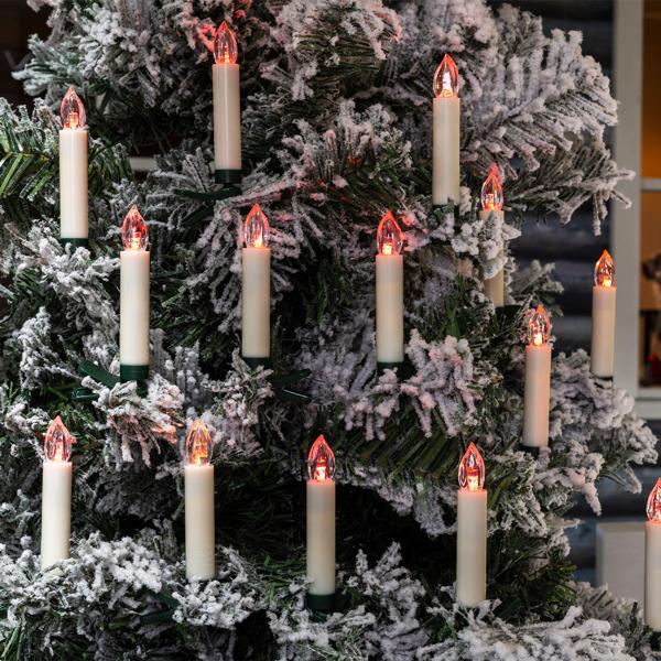 Candele LED Senza Fiamma Con Telecomando - 24 Pezzi, Luce Bianco Caldo, Batteria CR2032 Inclusa, Durata 300+ Ore - Per Matrimoni, Feste, Halloween, Natale