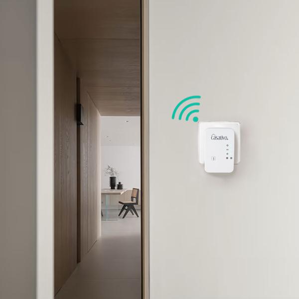 Ripetitore WiFi Con 6 Antenne, 2 Porte LAN, Copertura Fino A 300 M² – Modalità Router/AP/Ripetitore Per Casa E Ufficio
