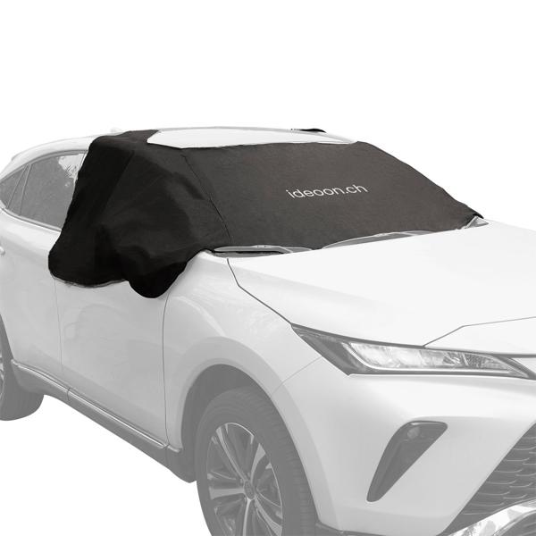 set di 3 copriparabrezza per auto con protezione dei finestrini laterali, fissaggio magnetico, 270 x 94 cm