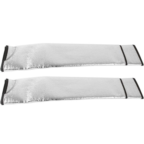 set of 2 windshield covers with flaps, 200 x 70 cm, foldable