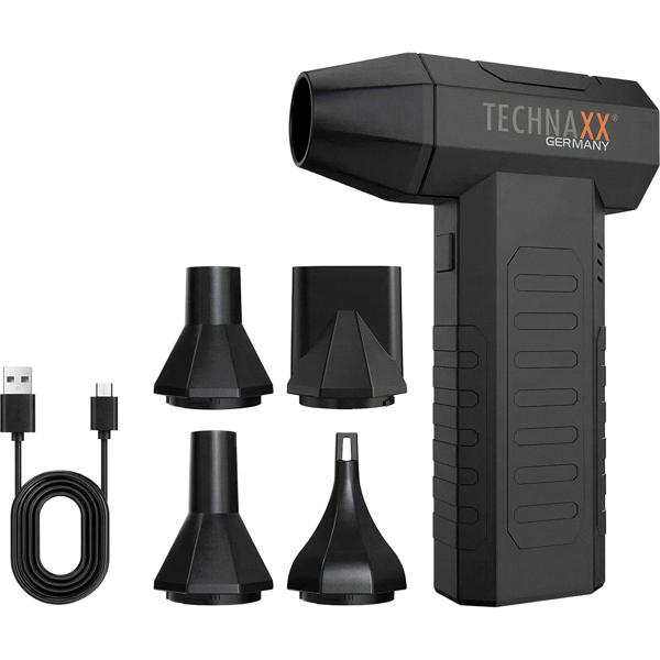 Powerful cordless high performance blower – Electric compressed air spray replacement for dust removal on PC, keyboard, sofa & car, 80 W