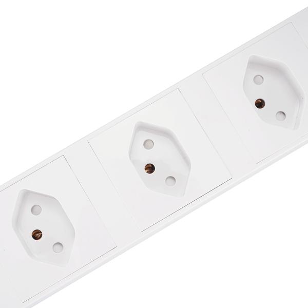 Smart WLAN socket strip (CH), 3-way with USB ports, voice control (Alexa/Google), 10 A: A multiple socket outlet for SmartHome convenience