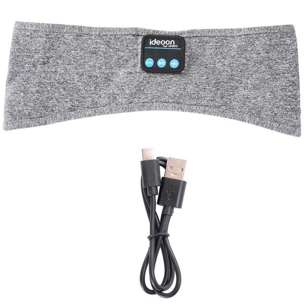 Smart headphone headband, Bluetooth 5.4, hands-free & voice control, gray: A comfortable companion for sports, sleep & travel