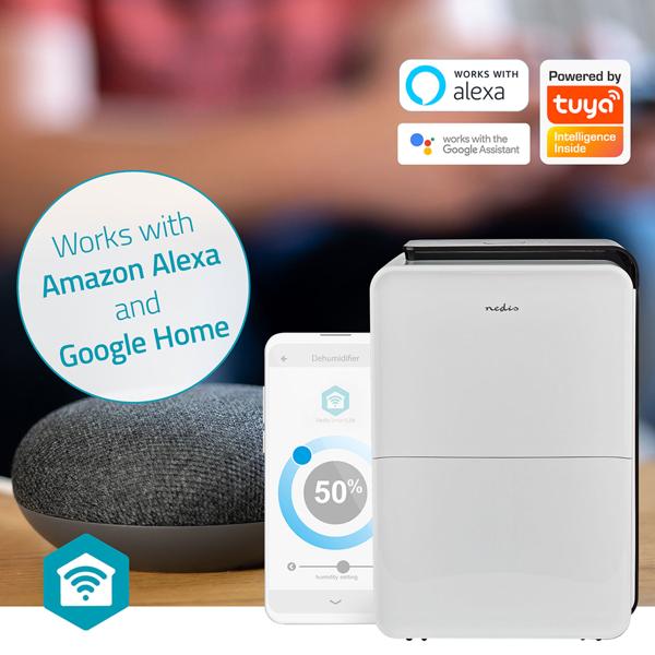 Multifunktionaler SmartLife 4in1 Luftentfeuchter, 30 l/Tag, App-Steuerung, beugt Schimmelbildung vor, stabiles Raumklima bis 50 qm