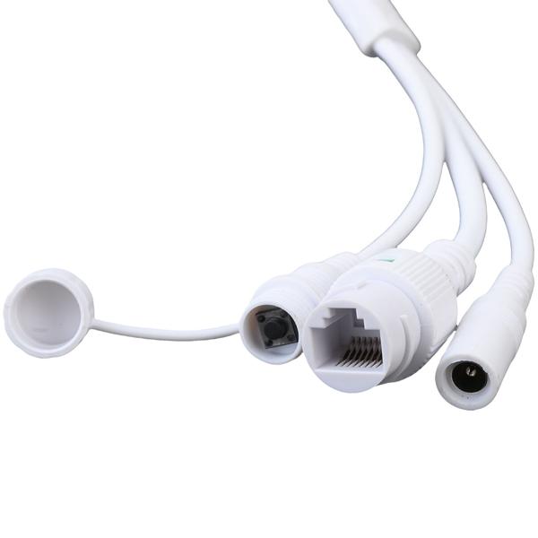 Zuverlässige Dual Lens IP Outdoor-Überwachungskamera, 355° schwenkbar & neigbar – Leistungsstarke Kamera mit Nachtsicht, Gegensprechen & Aufnahme