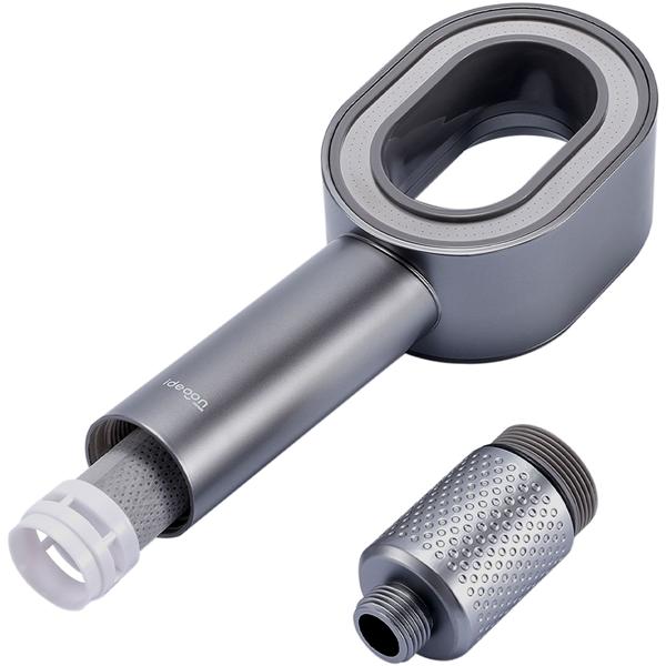 3-in-1 shower head with 2x water filter: Wellness shower head for your spa experience and healthy skin