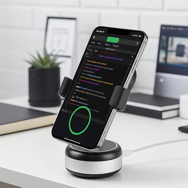 Ultra-Starker Magnetischer Smartphone-Halter mit elektrischem Vakuum-Saugnapf - Super Halt – Sicherer & mobiler Smartphone-Halter für Auto, Küche & Schreibtisch