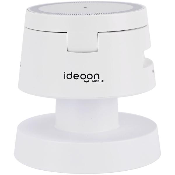 Chargeur à induction sans fil 3 en 1 avec veilleuse (15 W) USB-C – blanc – pour smartphones, montres, écouteurs – plus d’ordre et de confort