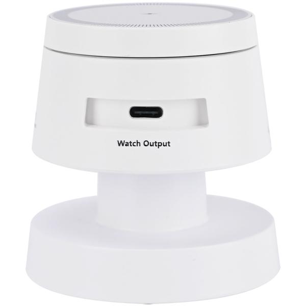 Chargeur à induction sans fil 3 en 1 avec veilleuse (15 W) USB-C – blanc – pour smartphones, montres, écouteurs – plus d’ordre et de confort