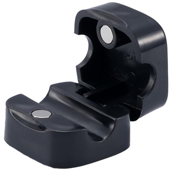 12er-Set Kabelorganizer mit Magnetclip, schwarz: Schreibtisch-Kabelhalter, selbstklebend & flexibel – Nie wieder Kabelsalat im Büro & Zuhause