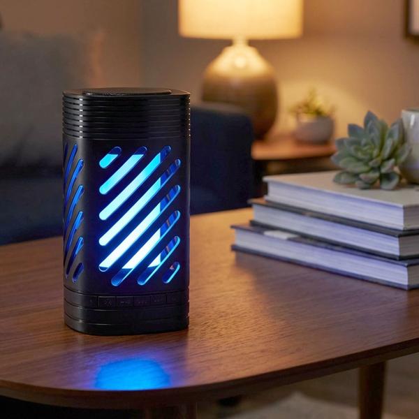 Altoparlante Bluetooth 5.4 atmosferico con effetto fiamma LED, sensazione di falò e musica wireless
