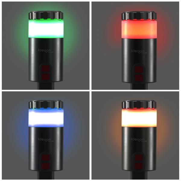 Professional outdoor LED light, 180° rotatable lamp head, bright spotlight with tripod stand & remote control