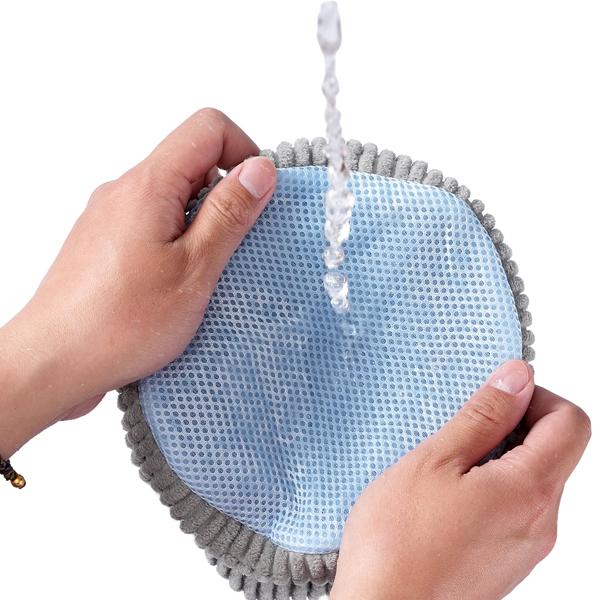 2 Sacchetti Per Lavaggio Scarpe In Lavatrice - Rete Protettiva Gialla 39x19 Cm - Cerniera Nascosta E Triplo Strato