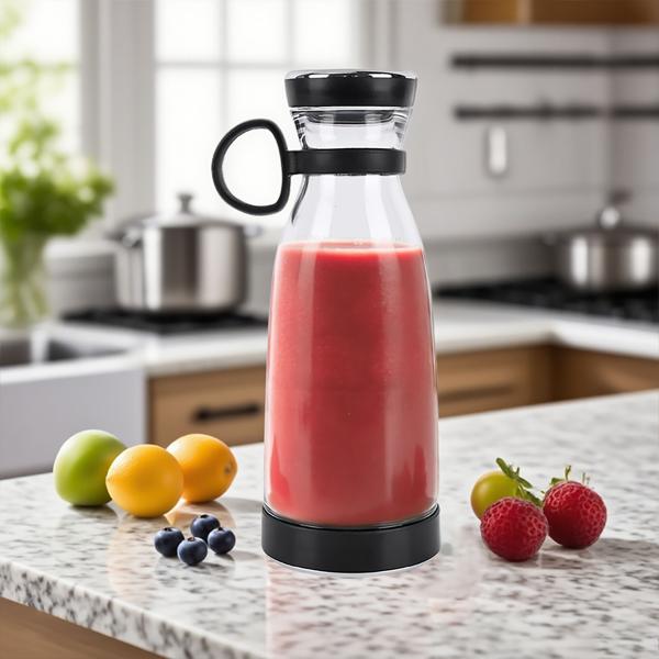 Mobile smoothie maker 300ml, rechargeable battery: electric, compact & powerful - your portable vitamin kick for on the go & fitness