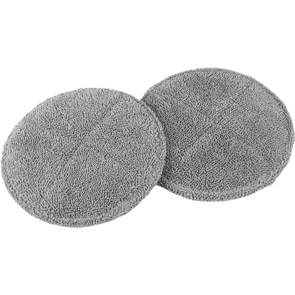 4er-Set Wischpads: Ersatz-Pads für Akku-Poliermaschine CH9996 - Für streifenfreie Ergebnisse, hochwertig für Parkett, Fliesen, Laminat