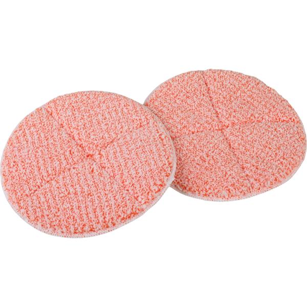 4er-Set Wischpads: Ersatz-Pads für Akku-Poliermaschine CH9996 - Für streifenfreie Ergebnisse, hochwertig für Parkett, Fliesen, Laminat