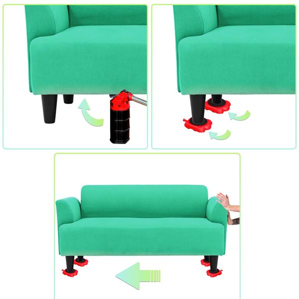 Sturdy furniture moving lifter and roller set for moving, DIY or renovation - Heavy-duty transport rollers for heavy furniture