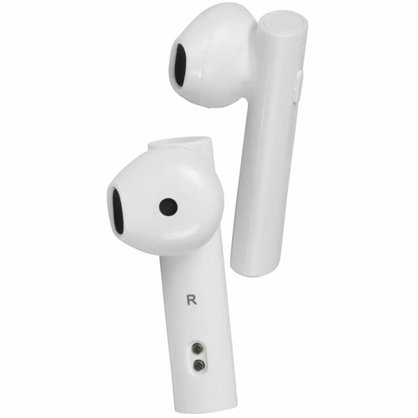 Wireless in-ear headphones with solar charging box, white: Bluetooth 5.0, touch control - A stylish companion for music & telephony without cable clutter