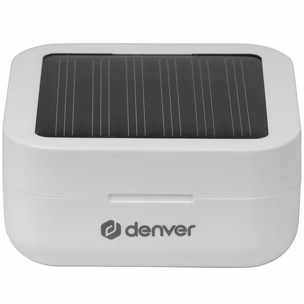 Wireless in-ear headphones with solar charging box, white: Bluetooth 5.0, touch control - A stylish companion for music & telephony without cable clutter