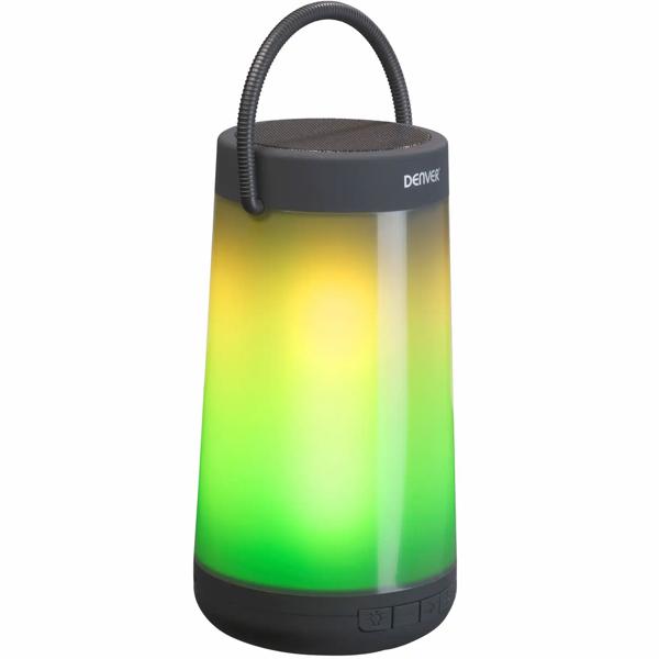 Haut-parleur Bluetooth avec effet lumineux, 5 watts : Boîte à sons portable - Un haut-parleur de fête pour une musique d‘ambiance & des spectacles de lumière colorés
