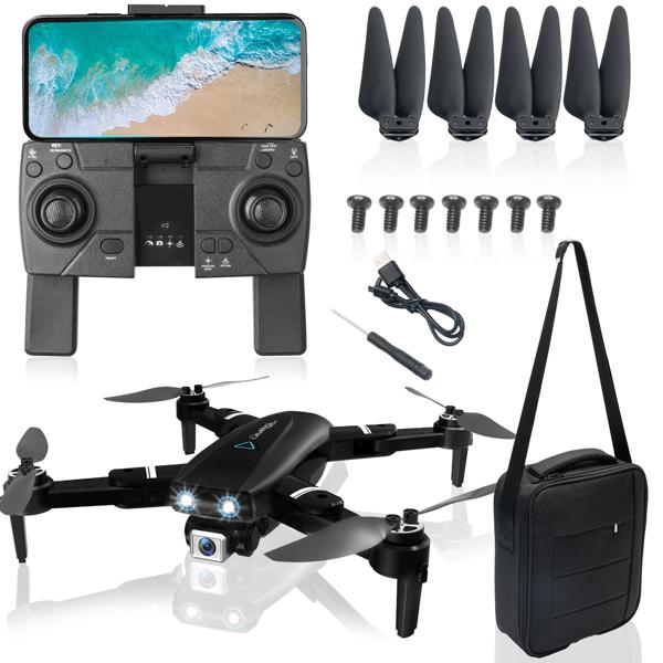 GPS drone with 4K UHD camera, foldable, WiFi, follow-me, app