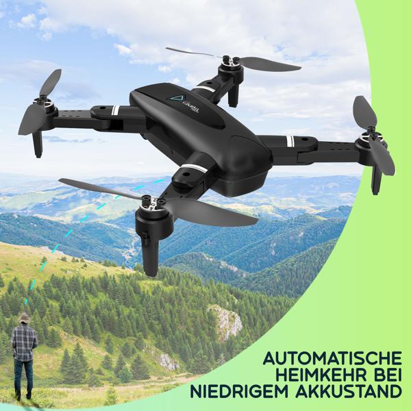 GPS-Drohne mit 4K-UHD-Kamera, faltbar, WiFi, Follow-Me, App