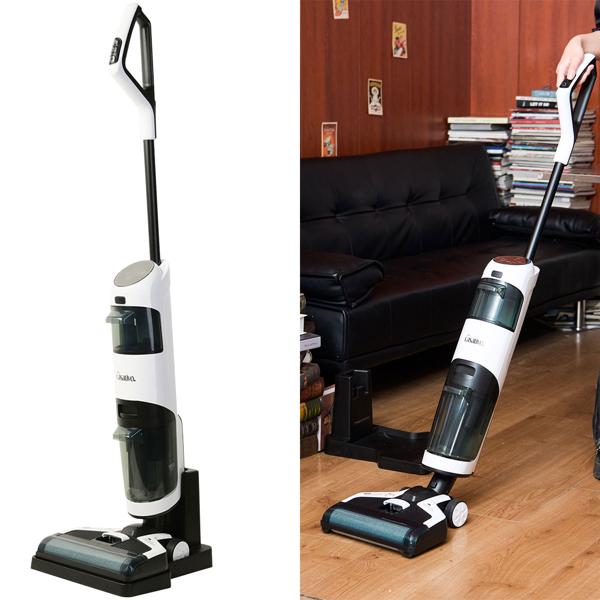 2-in-1 Boden-Wischsauger mit HEPA-Filter, 220 W, 550ml, Akkubetrieb