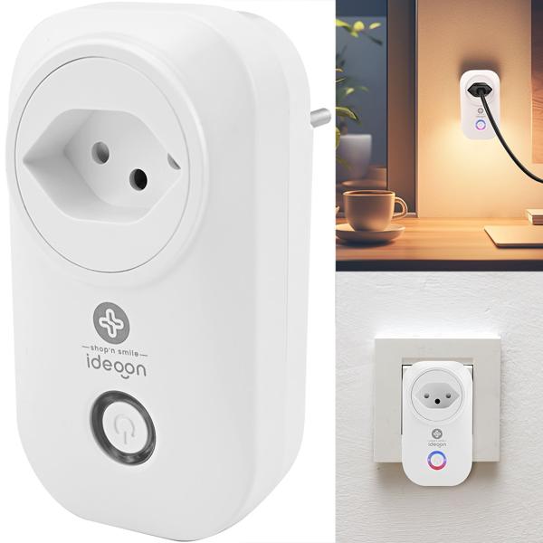 SmartHome WLAN socket outlet, WiFi radio switch, with current measurement