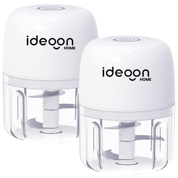 set of 2 electric multi-chopper, 250 ml, 30 W