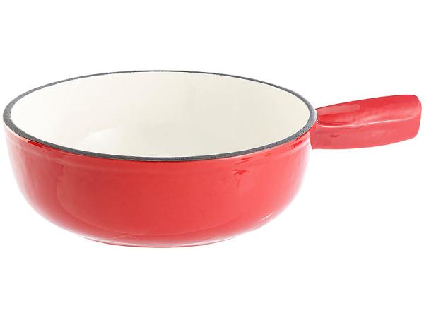 Cast iron cheese fondue pot, 24 cm