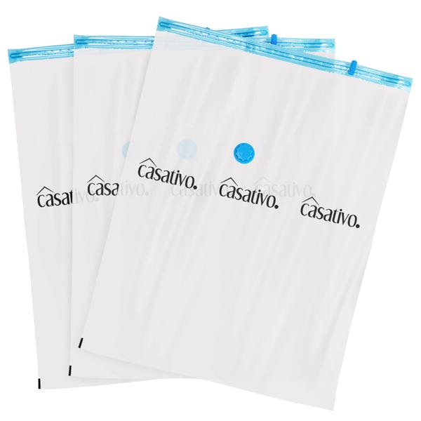 set of 3 vacuum bags, compression with vacuum cleaner (+3 free)