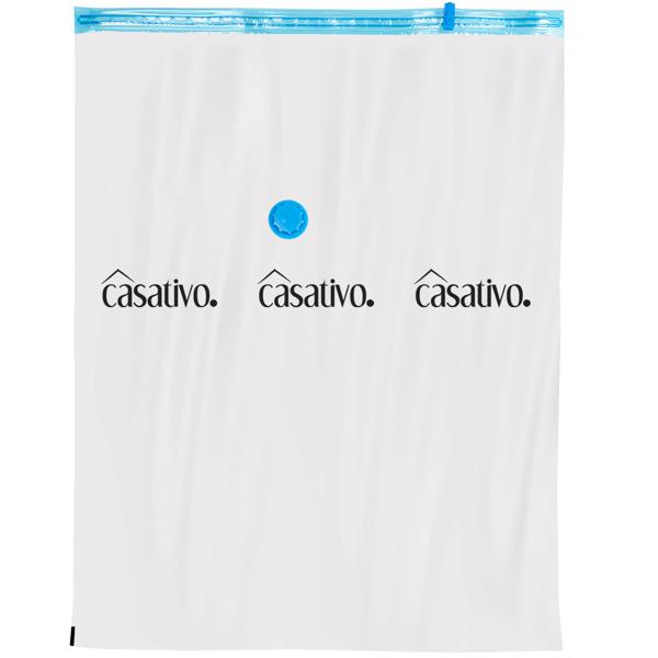 set of 3 vacuum bags, compression with vacuum cleaner (+3 free)