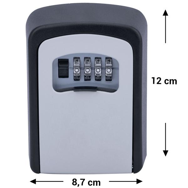 set of 3 mini key safes with combination lock for indoors and outdoors