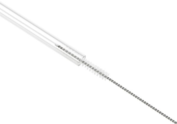 6 pailles en verre borosilicate avec brosses de nettoyage