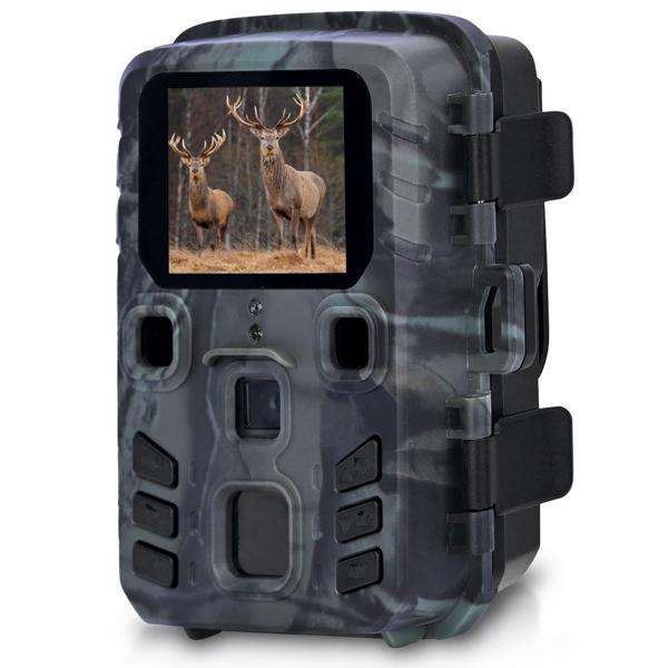 Compact full HD wildlife camera with motion sensor and night vision, 15 m range, IPX5