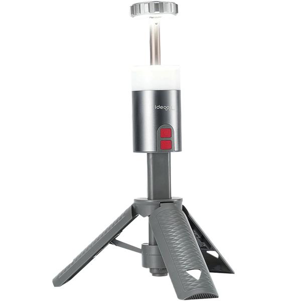 Professional outdoor LED light, 180° rotatable lamp head, bright spotlight with tripod stand & remote control