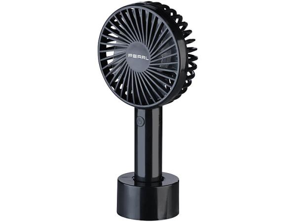 2in1 hand & table fan, battery & USB operation, 3-speed, Ø 95 mm