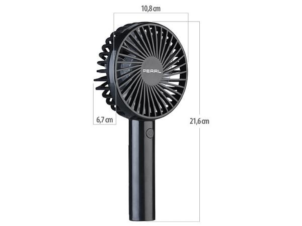 2in1 hand & table fan, battery & USB operation, 3-speed, Ø 95 mm