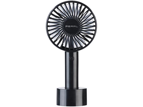 2in1 hand & table fan, battery & USB operation, 3-speed, Ø 95 mm