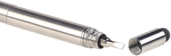 7 in 1 - Kugelschreiber mit Touchpen, Schraubendreher, Lineal & mehr