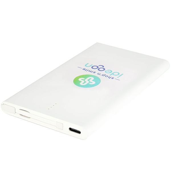 Compact USB-C 4,000 mAh power bank: ultra-fast & reliable - your mobile battery boost on the go