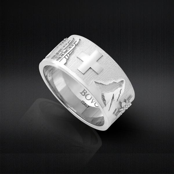 CiaoRing.svizzera, argento 925, misura 54