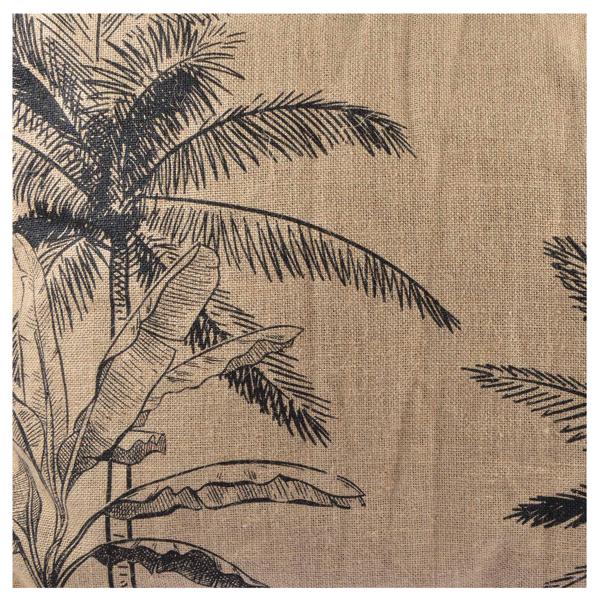 Cestino rotondo per animali domestici, iuta e poliestere, nero, marrone, 38 x 16 cm