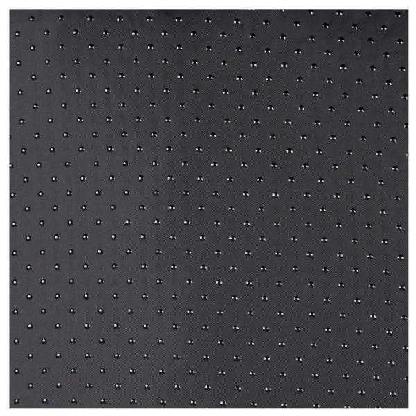 Cestino rotondo per animali domestici, iuta e poliestere, nero, marrone, 38 x 16 cm