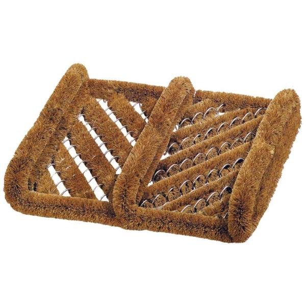 Couvre-chaussures en fibre de coco, paillasson 30 x 35 cm