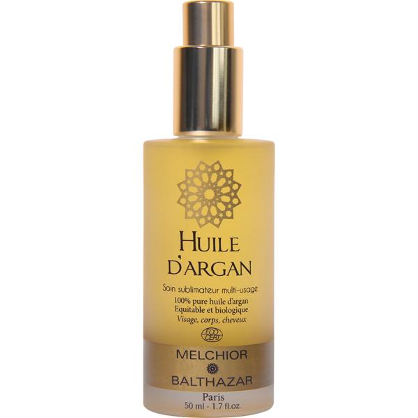 100% organic argan oil, 50 ml – pure cold-pressed hair & face oil from Morocco – natural cosmetics for skin, hair & nails – vegan