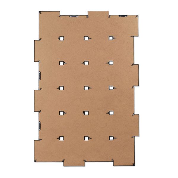 Photo frame for 24 photos, multi photo frame for hanging, white, 59 x 86 x 2.5 cm