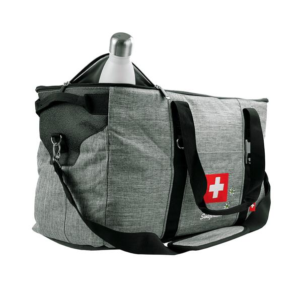 Kühltasche im Swiss-Decor, Lunchbag mit integriertem Flaschenöffner