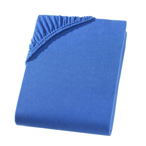 Drap-housse de qualité en jersey pour lit d‘enfant, 100% coton, royal, 60 x 120 - 70 x 140 cm