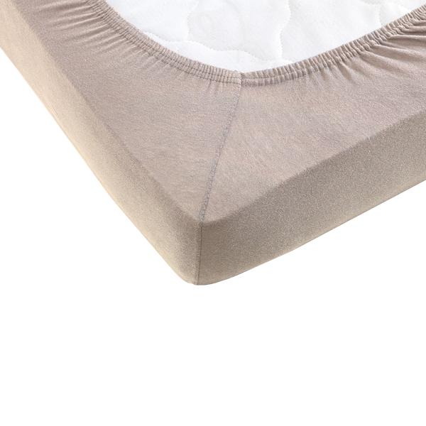 Drap-housse de qualité en jersey pour lit d‘enfant, 100% coton, beige, 60 x 120 - 70 x 140 cm